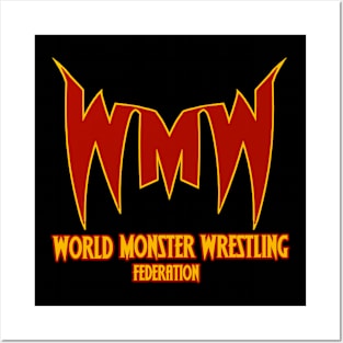 World Monster Wrestling Federation Initials Posters and Art